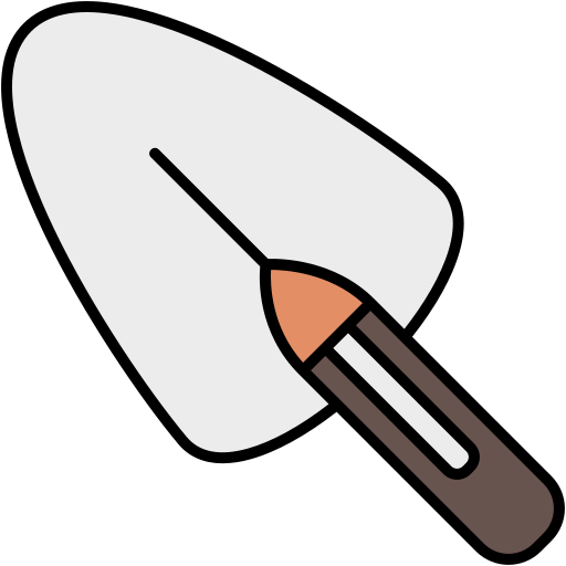 Trowel Generic Outline Color icon