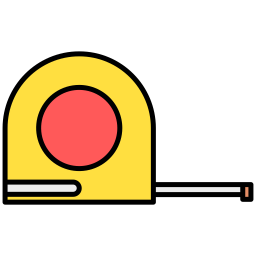 巻き尺 Generic Outline Color icon
