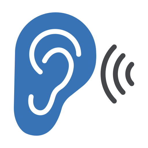 耳 Generic Blue icon