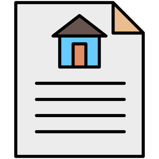 План дома Generic Outline Color иконка