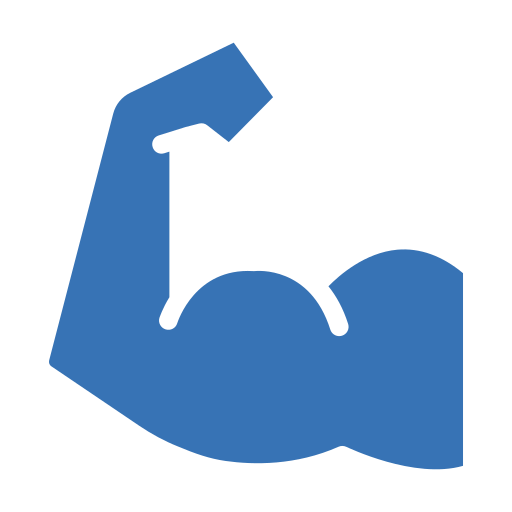 筋 Generic Blue icon