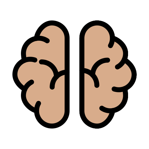뇌 Vector Stall Lineal Color icon