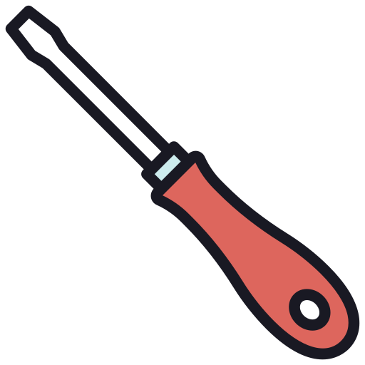 Screwdriver Generic Outline Color icon