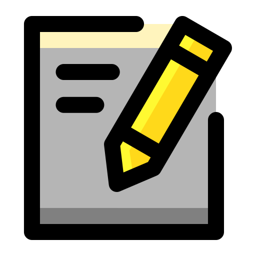 Write Generic Outline Color icon