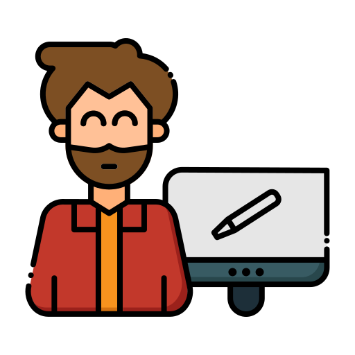 Freelancer Generic Outline Color icon