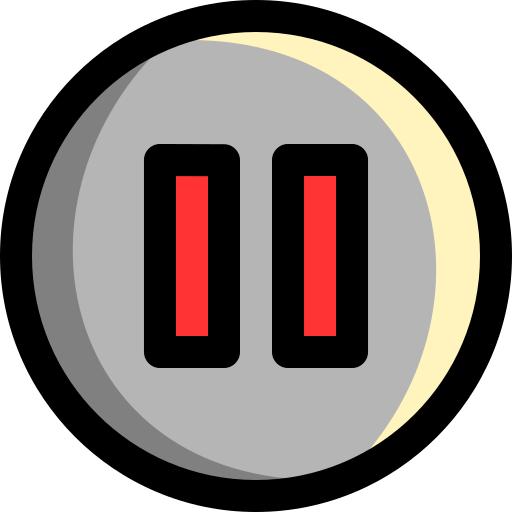 pause Generic Outline Color icon
