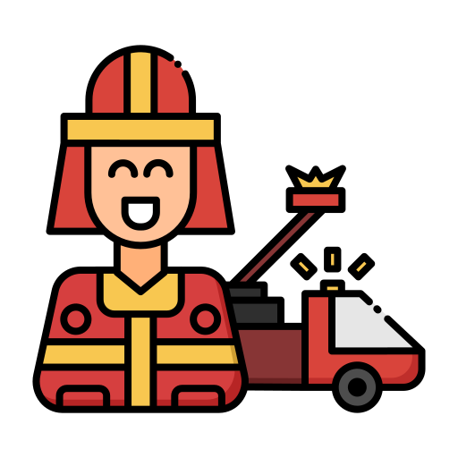 brandweerman Generic Outline Color icoon