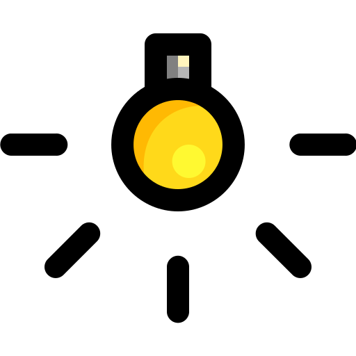brillo Generic Outline Color icono