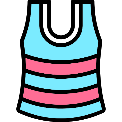chaleco Generic Outline Color icono