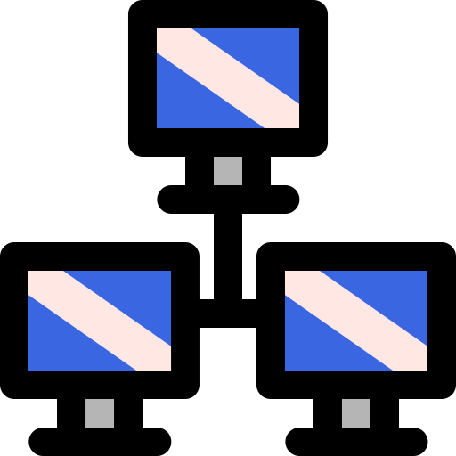 ネットワーキング Generic Outline Color icon
