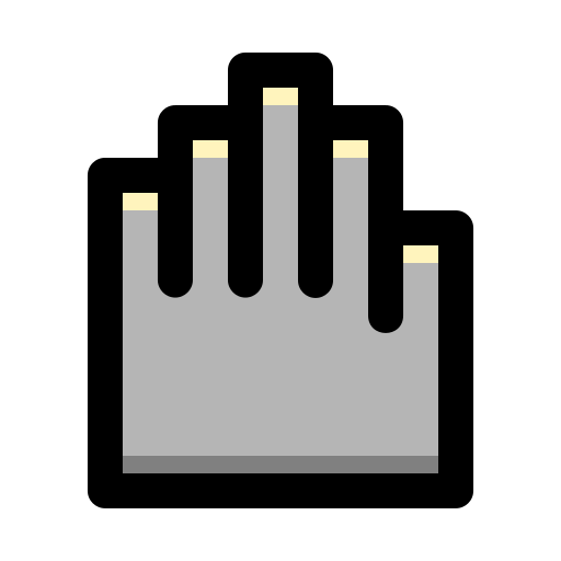 ハンドカーソル Generic Outline Color icon