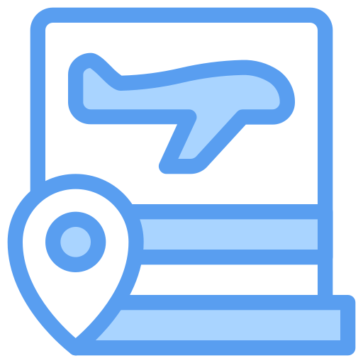lotnisko Generic Blue ikona