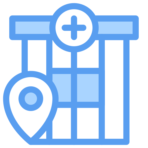 병원 Generic Blue icon