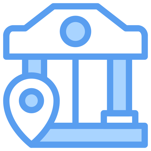 図書館 Generic Blue icon