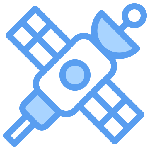 衛星 Generic Blue icon