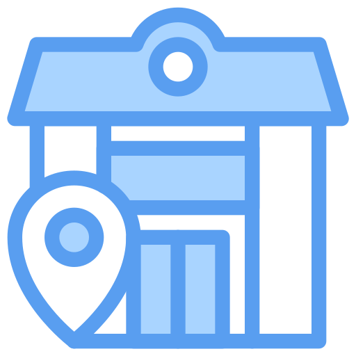 学校 Generic Blue icon