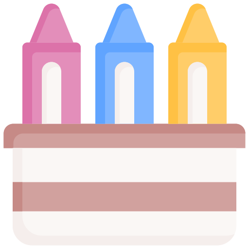 lapices de colores Generic Flat icono