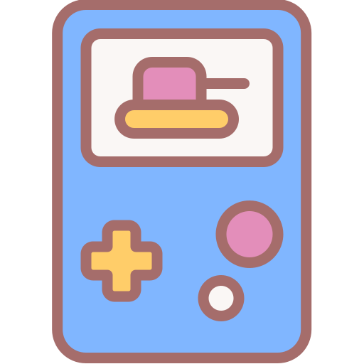 handheld-spel Generic Outline Color icoon