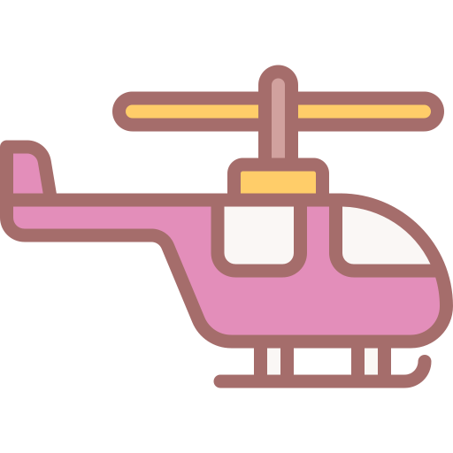 ヘリコプター Generic Outline Color icon