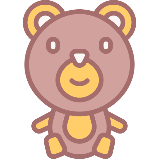 Teddy bear Generic Outline Color icon