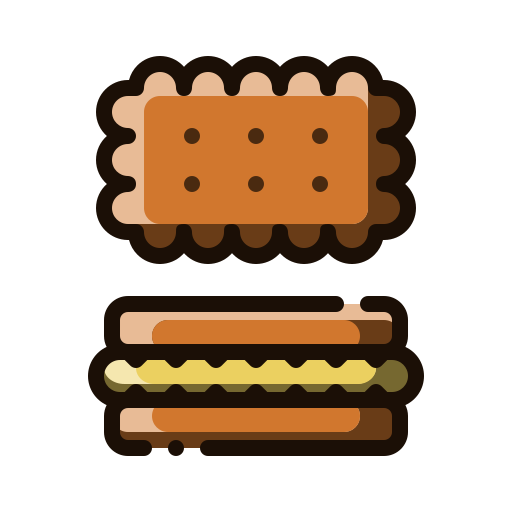 biscuit Generic Outline Color icoon