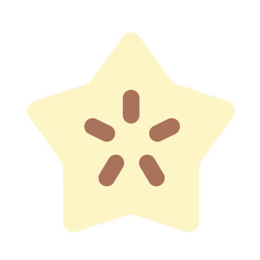 fruta estrella Generic Flat icono
