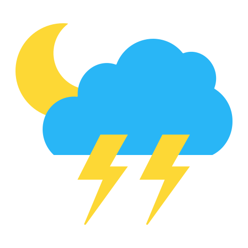 Stormy Generic Flat icon