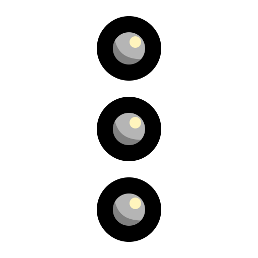 Three dots Generic Outline Color icon