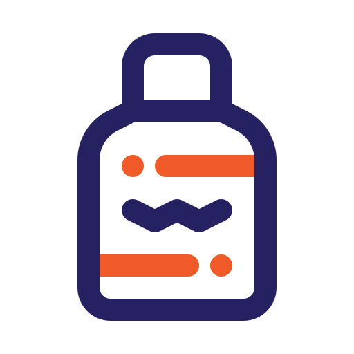 Bottle of water Generic Outline Color icon