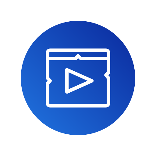 videowiedergabe Generic Flat Gradient icon