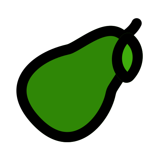 avocado Generic Outline Color icon