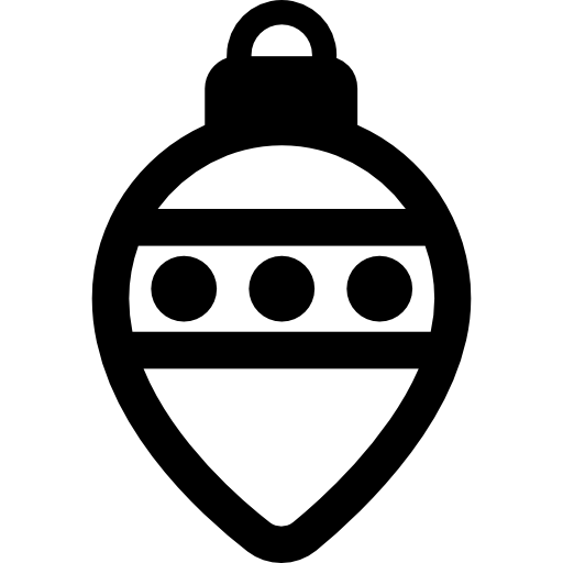 Christmas tree decoration  icon