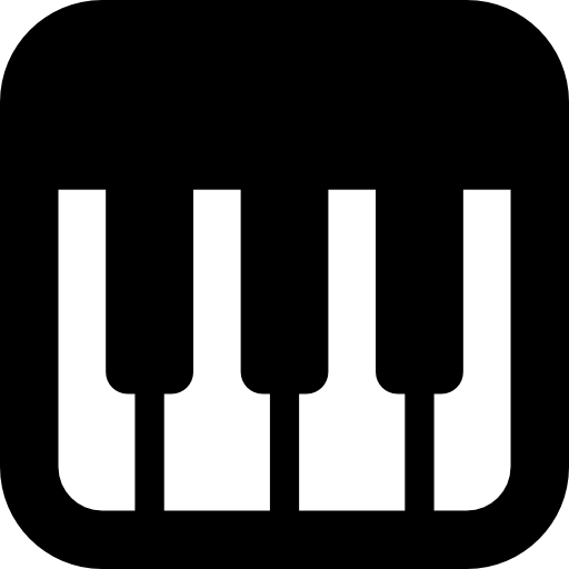Клавиатура фортепиано  иконка