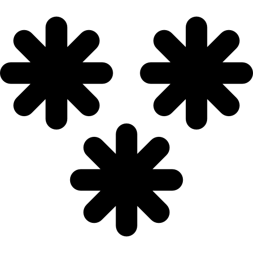 Ice crystals  icon