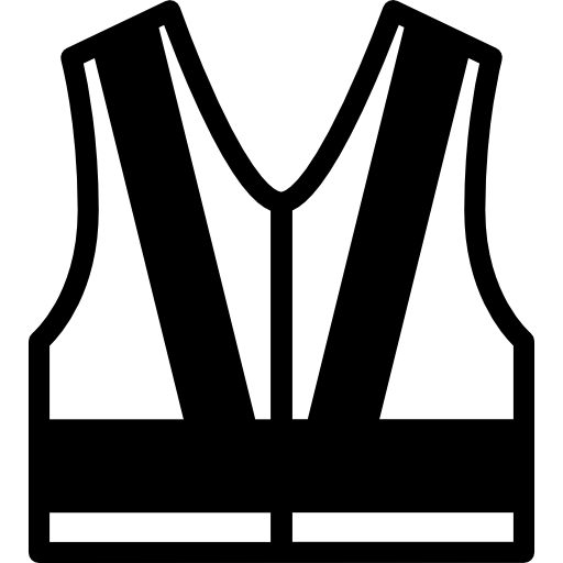 reflective vest  icon