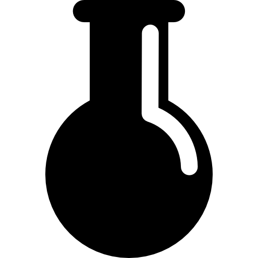 instrumento de laboratorio de química  icono