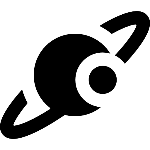 planeta saturn  ikona