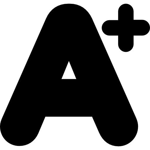 a+ merk  icoon