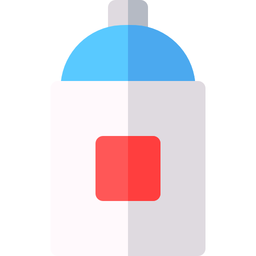 Paint spray Basic Rounded Flat icon