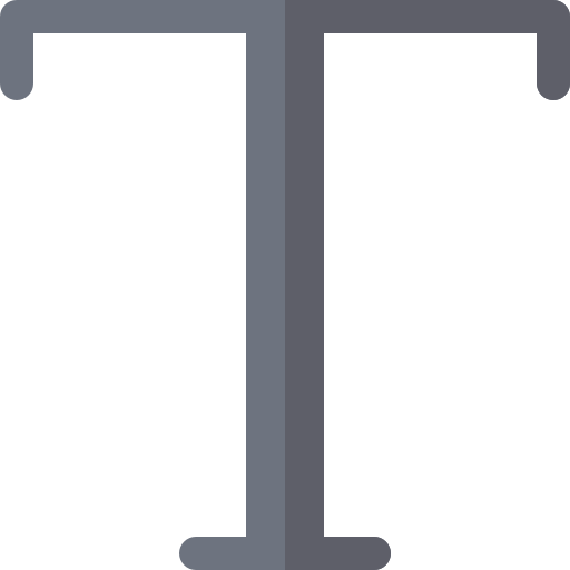 Type Basic Rounded Flat icon