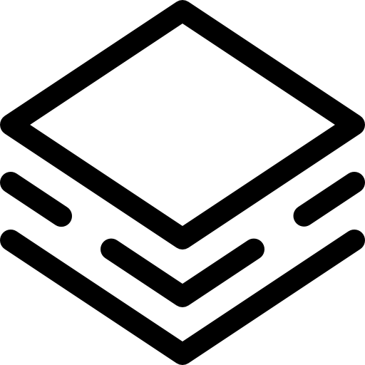 strati Basic Rounded Lineal icona