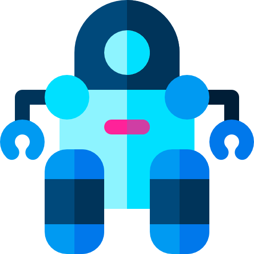 Robot Basic Rounded Flat icon