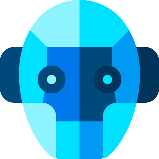 Cyborg Basic Rounded Flat icon