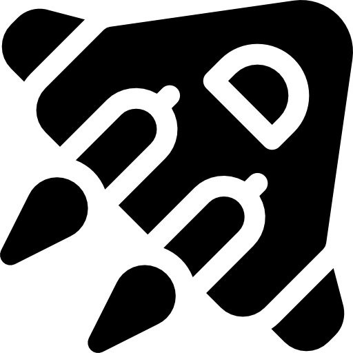 astronave Basic Rounded Filled icono