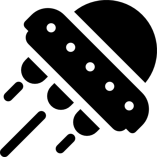 ufo Basic Rounded Filled icona