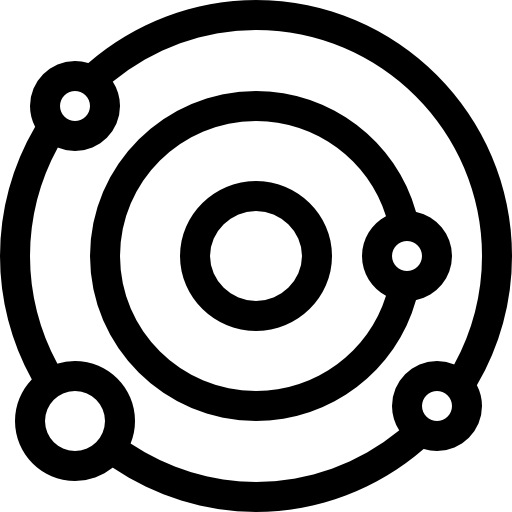 sistema solare Basic Rounded Lineal icona