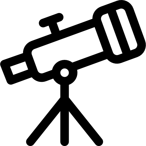 望遠鏡 Basic Rounded Lineal icon