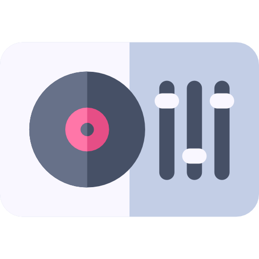 dj-mixer Basic Rounded Flat icon