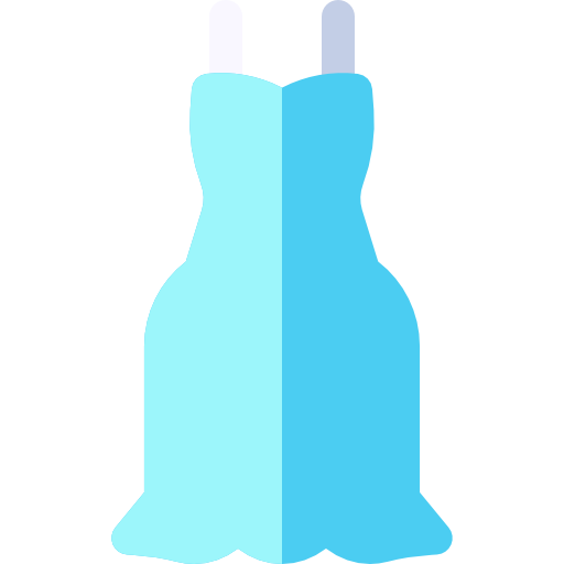 드레스 Basic Rounded Flat icon