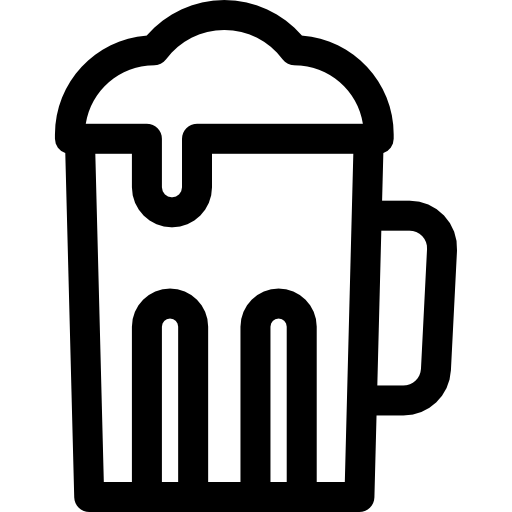 piwo Basic Rounded Lineal ikona